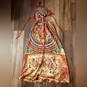 NWT Jean Paul Gaultier Multicolor Backless Dress